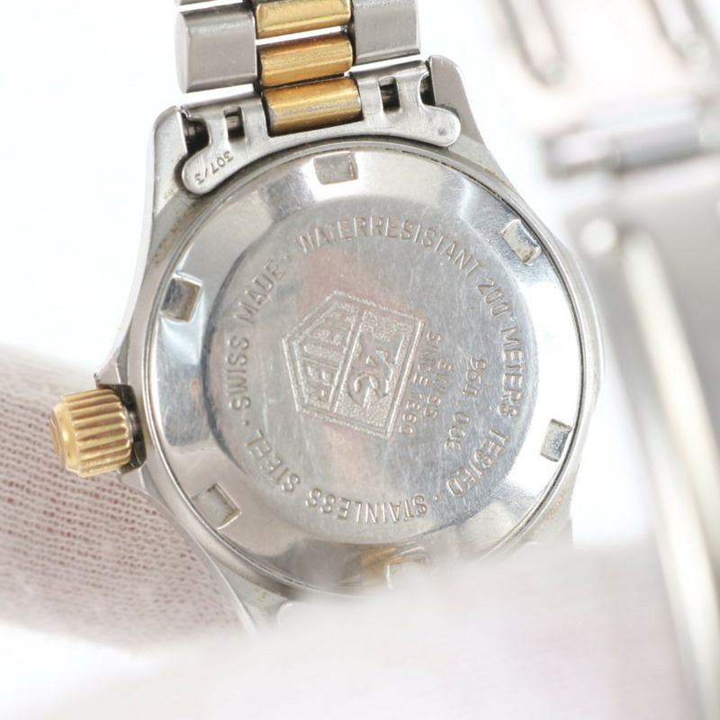 TAG Heuer 專業 2000 系列石英日期腕錶 964.008 金色女士腕錶-4