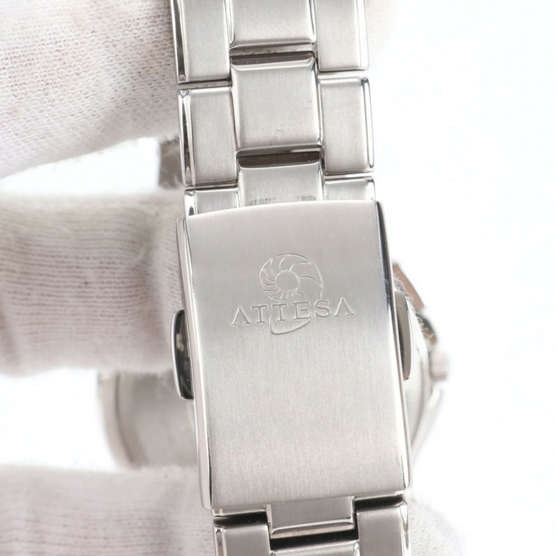 西鐵城安耐曬光動能日期顯示腕錶 H110 T011331 銀色男士-5