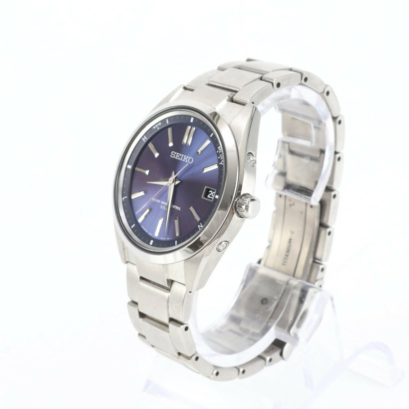 精工 Brightz 太陽能電波腕錶，附日期功能，7B24 0BHO，銀色，男款-2