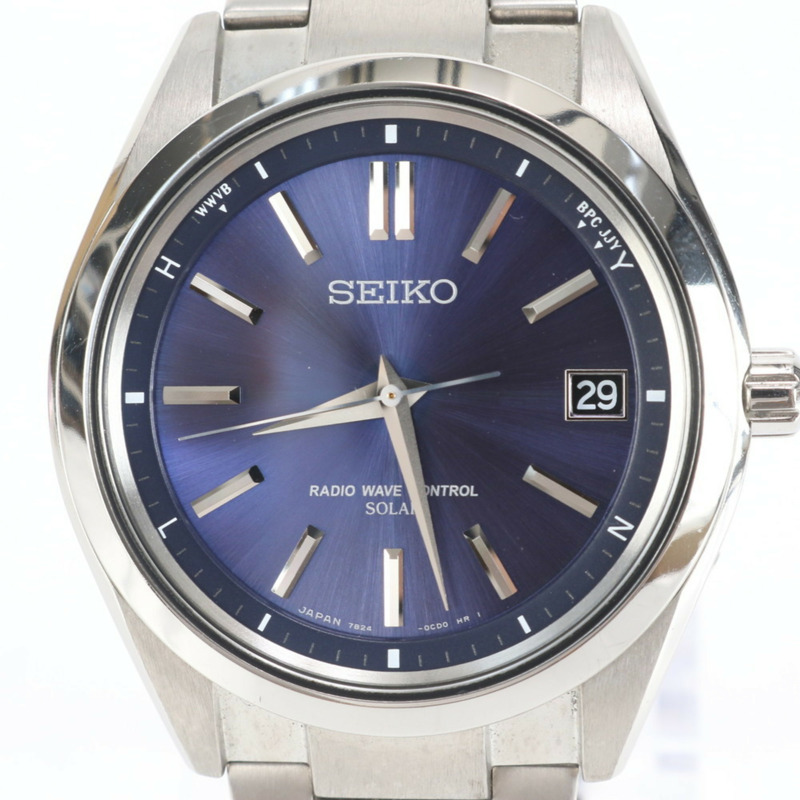 精工 Brightz 太陽能電波腕錶，附日期功能，7B24 0BHO，銀色，男款-3