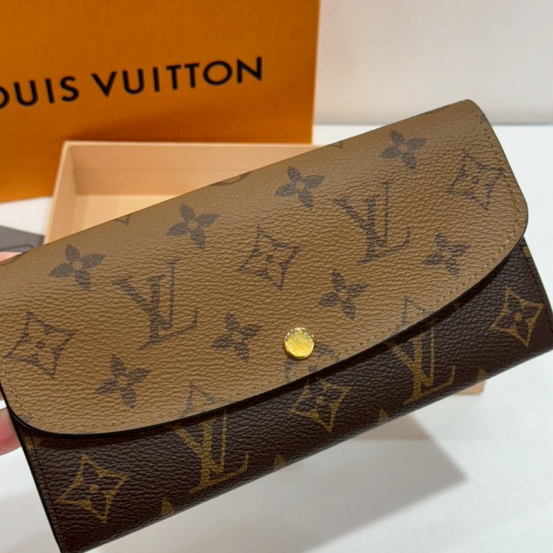 LV  長夾/皮夾 雙色 翻蓋 M82157 9成新-2