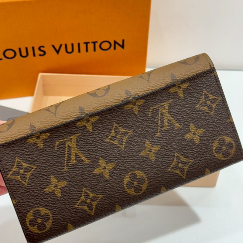 LV  長夾/皮夾 雙色 翻蓋 M82157 9成新-3