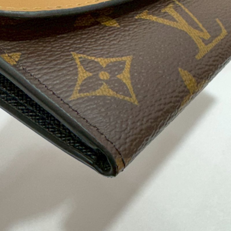 LV  長夾/皮夾 雙色 翻蓋 M82157 9成新-4