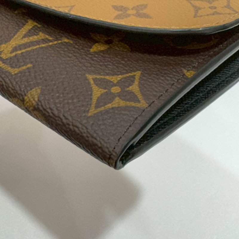 LV  長夾/皮夾 雙色 翻蓋 M82157 9成新-5