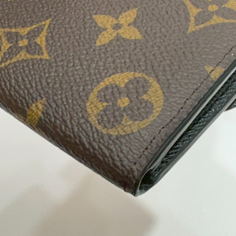 LV  長夾/皮夾 雙色 翻蓋 M82157 9成新-6