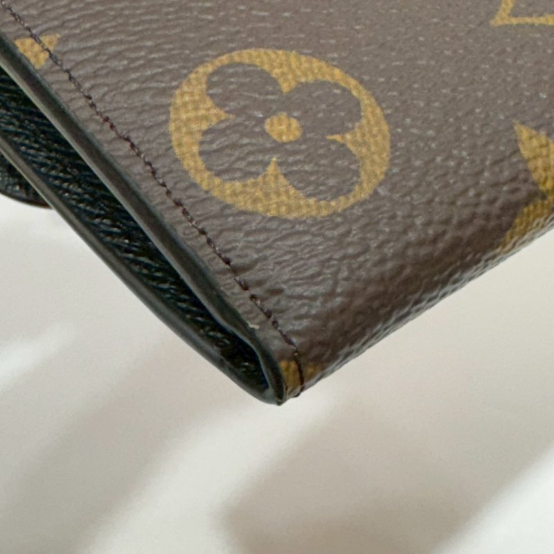 LV  長夾/皮夾 雙色 翻蓋 M82157 9成新-7