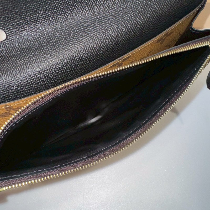 LV  長夾/皮夾 雙色 翻蓋 M82157 9成新-13