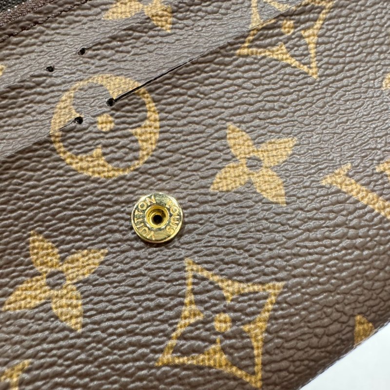 LV  長夾/皮夾 雙色 翻蓋 M82157 9成新-16