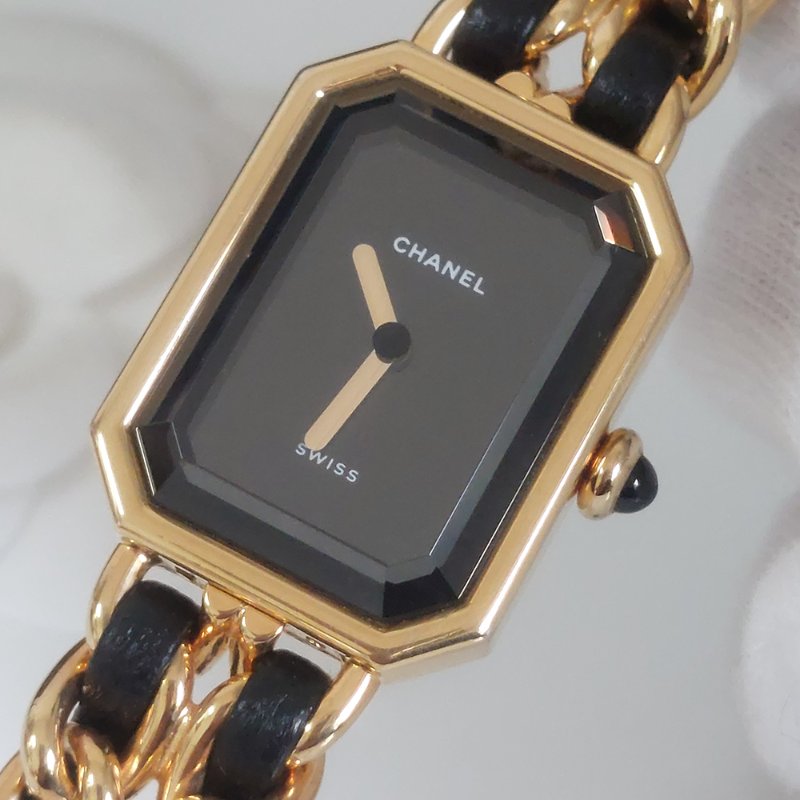 CHANEL H0001 L尺寸🎀現品實拍🎀香奈兒首映系列premiere 手錶~二手（整體約9成新）-19