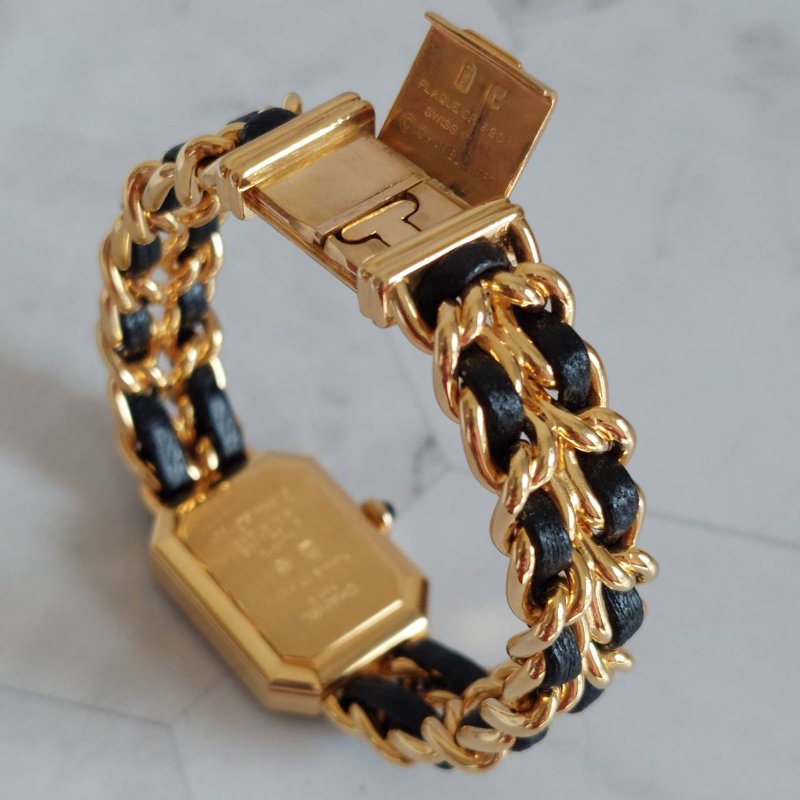 CHANEL H0001 L尺寸🎀現品實拍🎀香奈兒首映系列premiere 手錶~二手（整體約9成新）-30