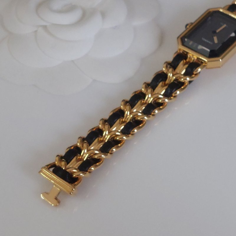 CHANEL H0001 L尺寸🎀現品實拍🎀香奈兒首映系列premiere 手錶~二手（整體約9成新）-35