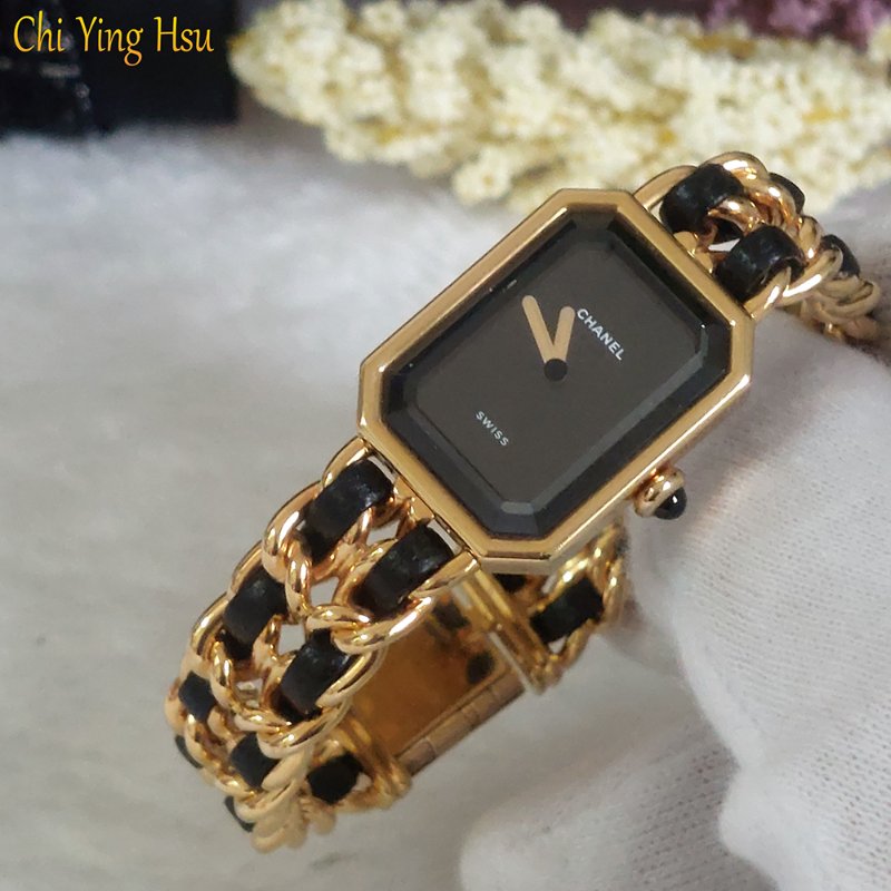 CHANEL H0001 L尺寸🎀現品實拍🎀香奈兒首映系列premiere 手錶~二手（整體約9成新）-60