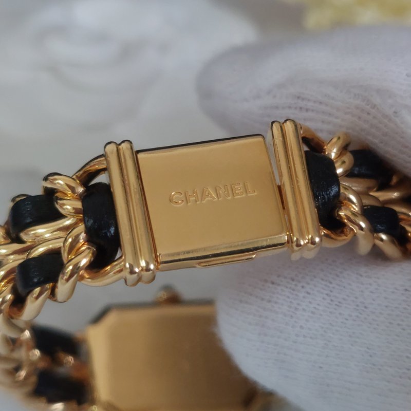 CHANEL H0001 L尺寸🎀現品實拍🎀香奈兒首映系列premiere 手錶~二手（整體約9成新）-65