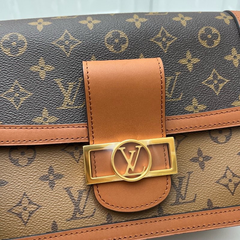 芯片款 路易威登/Louis Vuitton 老花達芙妮中號大容量-10