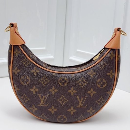 芯片款 路易威登/Louis Vuitton 經典老花loop 月亮包-2