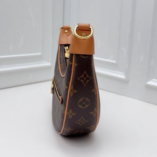 芯片款 路易威登/Louis Vuitton 經典老花loop 月亮包-4