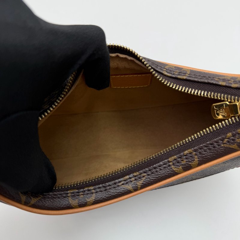 芯片款 路易威登/Louis Vuitton 經典老花loop 月亮包-9