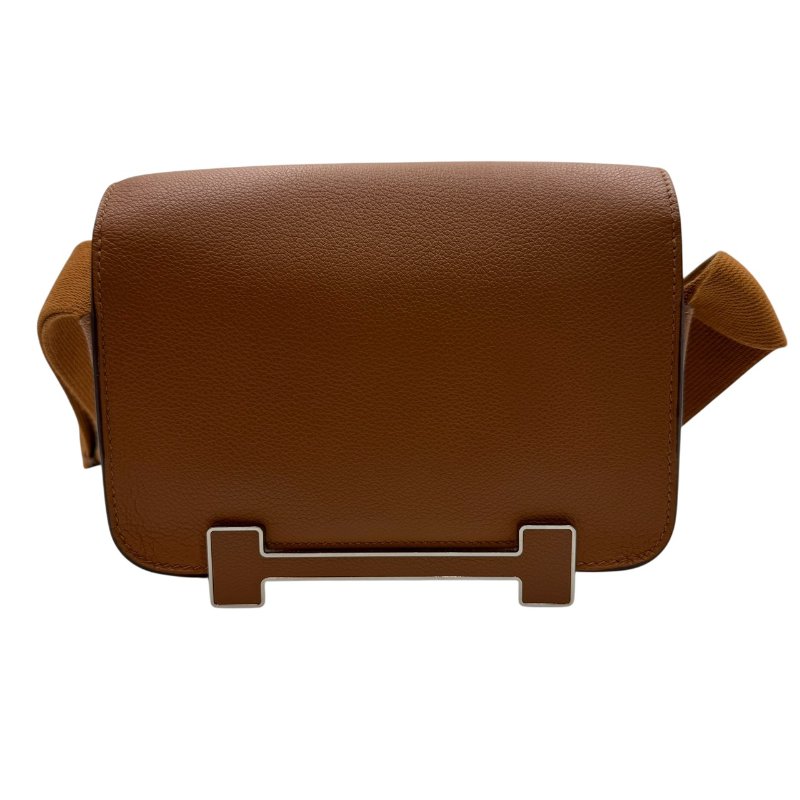 【美收精品】HERMES 茶色GETA K刻 C-195【隔月月中將轉賣至日本 上架期限30天】-1