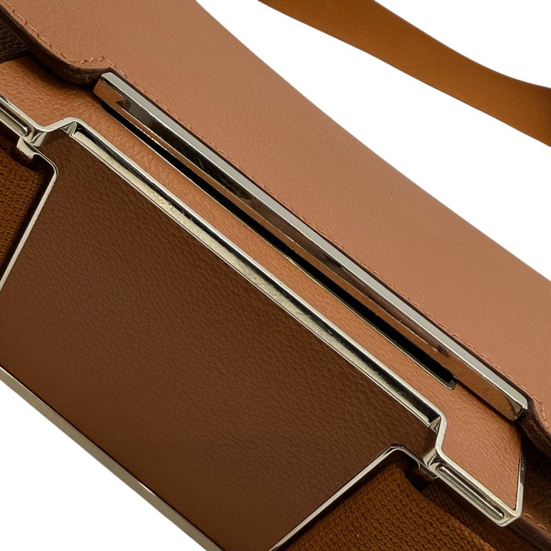 【美收精品】HERMES 茶色GETA K刻 C-195【隔月月中將轉賣至日本 上架期限30天】-13
