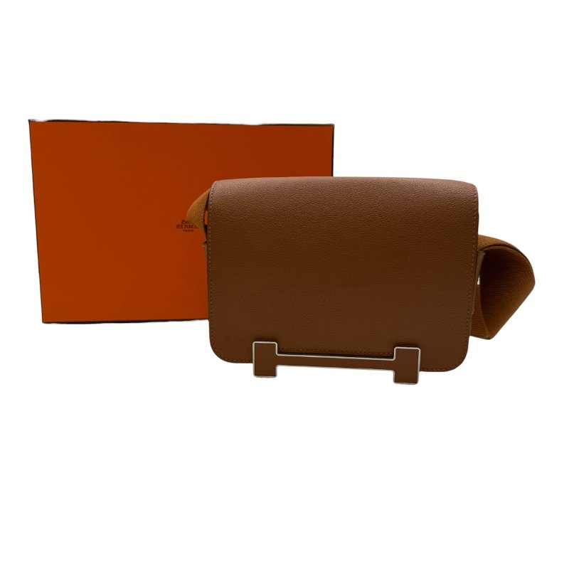 【美收精品】HERMES 茶色GETA K刻 C-195【隔月月中將轉賣至日本 上架期限30天】-22