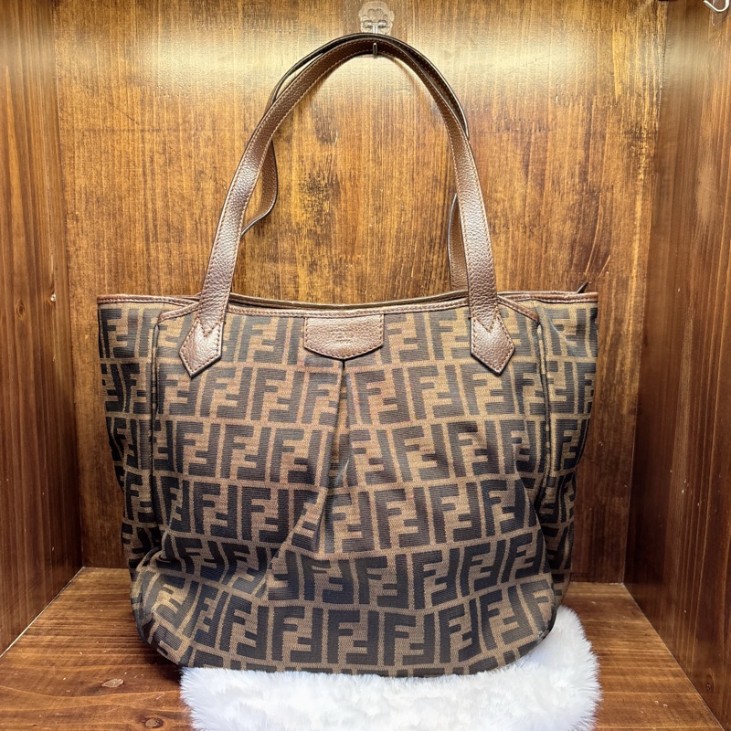 Fendi FF Logo Tote Bag-1