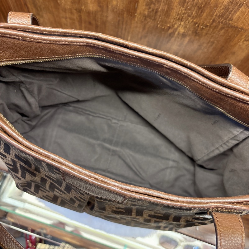 Fendi FF Logo Tote Bag-5