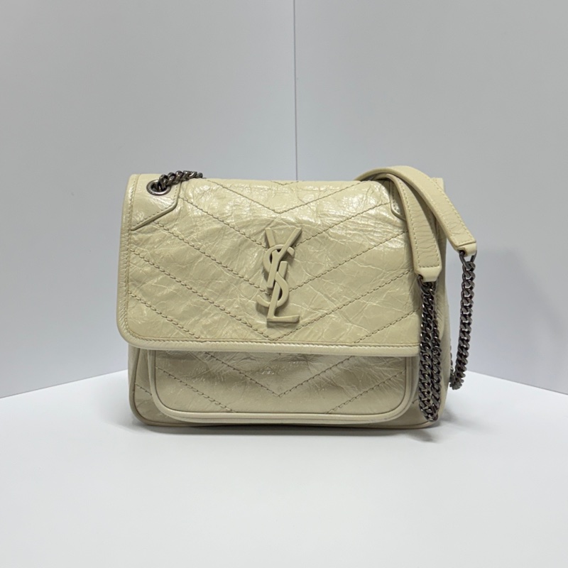 【極新🎁 配件滿】 YSL Baby NIKI 「專櫃最新款D釦」 斜背包（專櫃96,850）-3