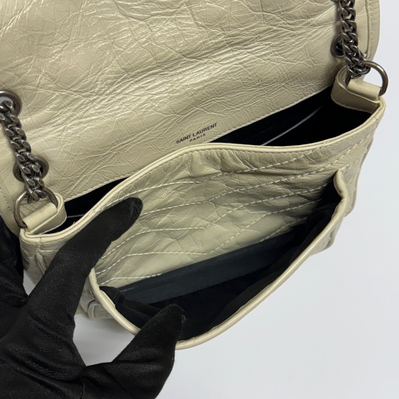 【極新🎁 配件滿】 YSL Baby NIKI 「專櫃最新款D釦」 斜背包（專櫃96,850）-16