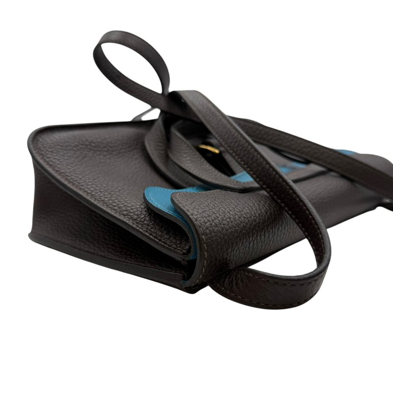 【美收精品】HERMES 黑色HALZAN 25 W刻 C-196【隔月月中將轉賣至日本 上架期限30天】-5