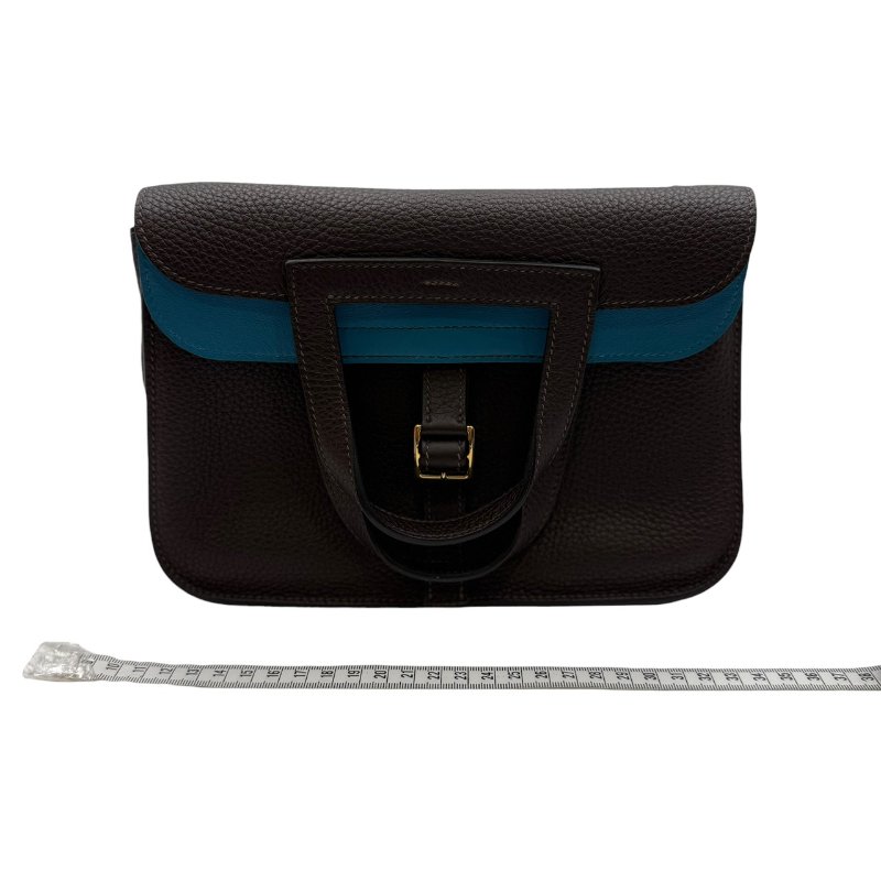 【美收精品】HERMES 黑色HALZAN 25 W刻 C-196【隔月月中將轉賣至日本 上架期限30天】-16