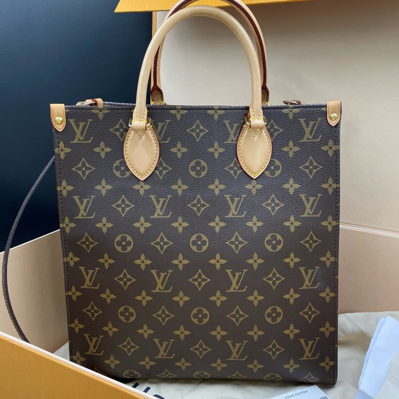 芯片款 路易威登/Louis Vuitton 經典老花琴譜大號托特手提包-1