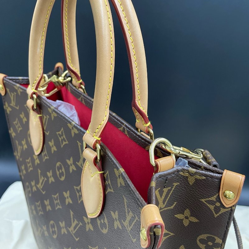 芯片款 路易威登/Louis Vuitton 經典老花琴譜大號托特手提包-3