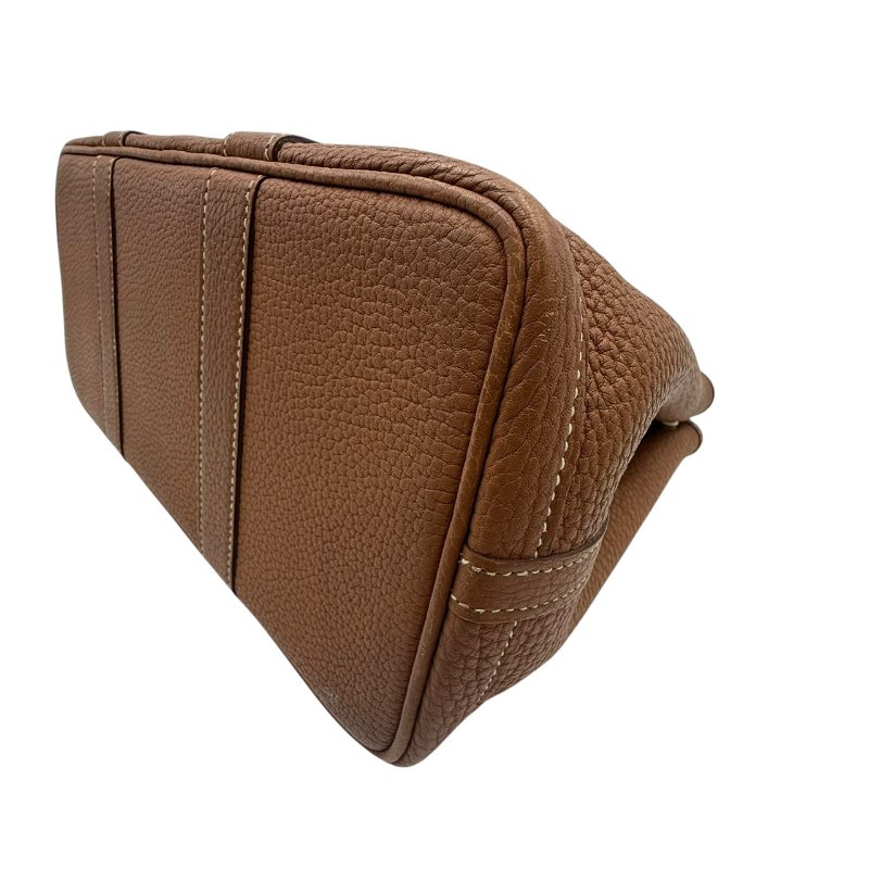 【美收精品】HERMES 茶色Garden Party C刻 C-197【隔月月中將轉賣至日本 上架期限30天】-6