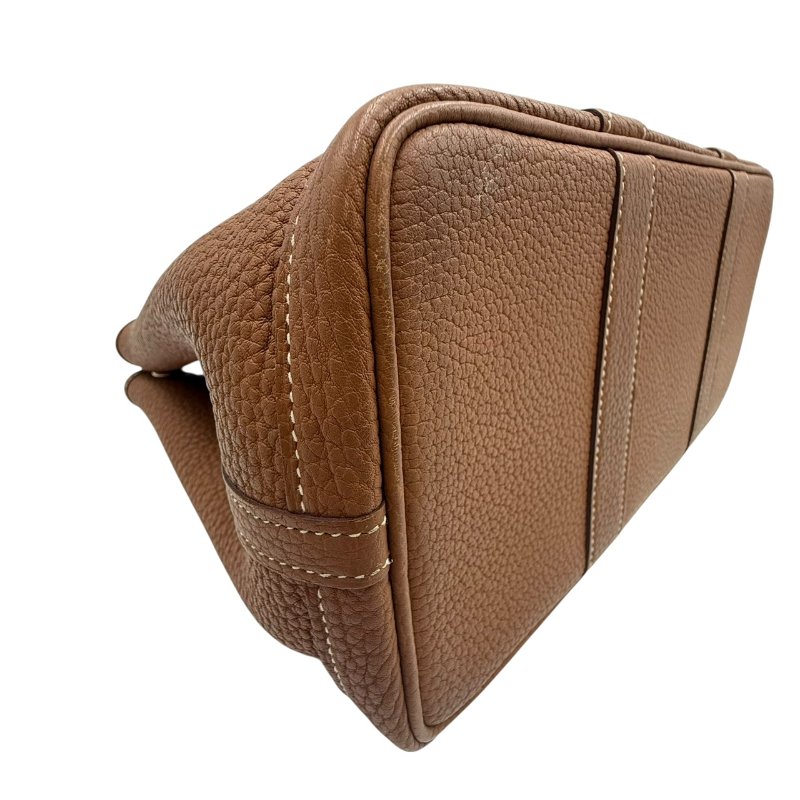 【美收精品】HERMES 茶色Garden Party C刻 C-197【隔月月中將轉賣至日本 上架期限30天】-7