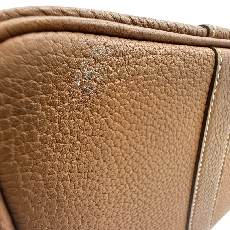 【美收精品】HERMES 茶色Garden Party C刻 C-197【隔月月中將轉賣至日本 上架期限30天】-8