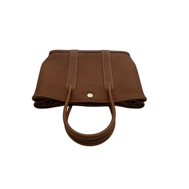 【美收精品】HERMES 茶色Garden Party C刻 C-197【隔月月中將轉賣至日本 上架期限30天】-12