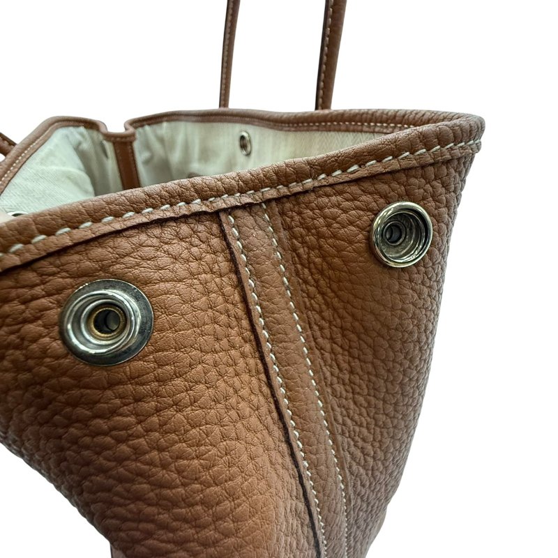 【美收精品】HERMES 茶色Garden Party C刻 C-197【隔月月中將轉賣至日本 上架期限30天】-14