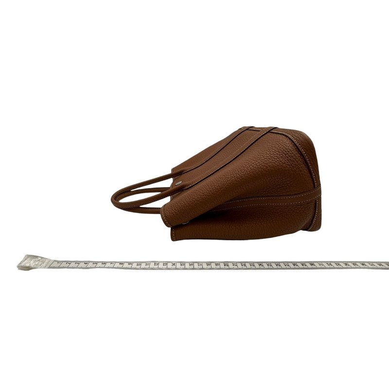 【美收精品】HERMES 茶色Garden Party C刻 C-197【隔月月中將轉賣至日本 上架期限30天】-28