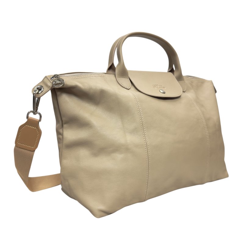 LONGCHAMP *自加帶＞送無品牌長帶* 全皮 旅行袋-4