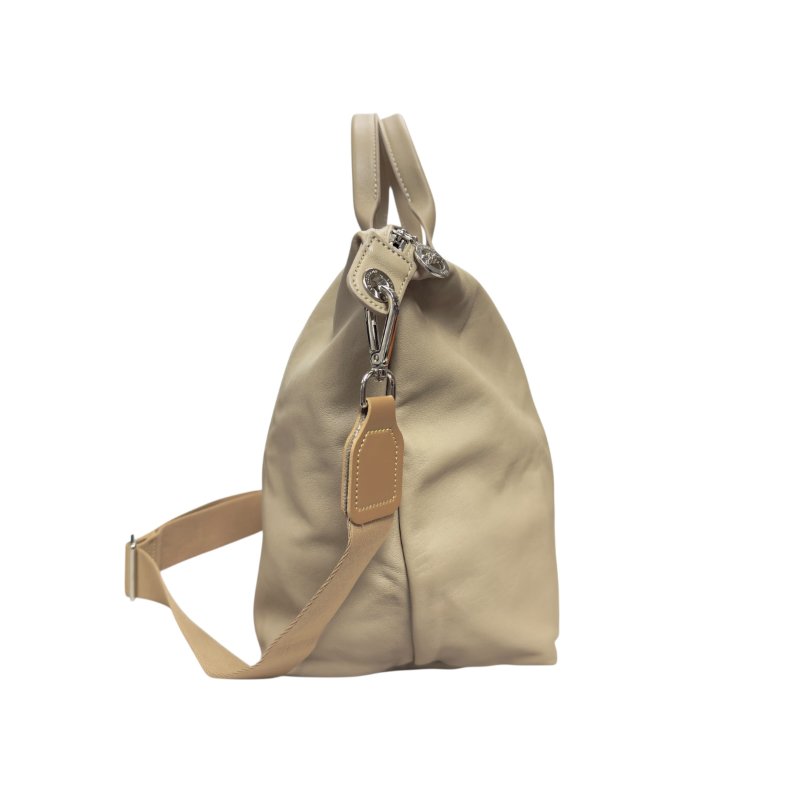 LONGCHAMP *自加帶＞送無品牌長帶* 全皮 旅行袋-5