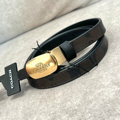 Coach  經典老花LOGO皮帶
