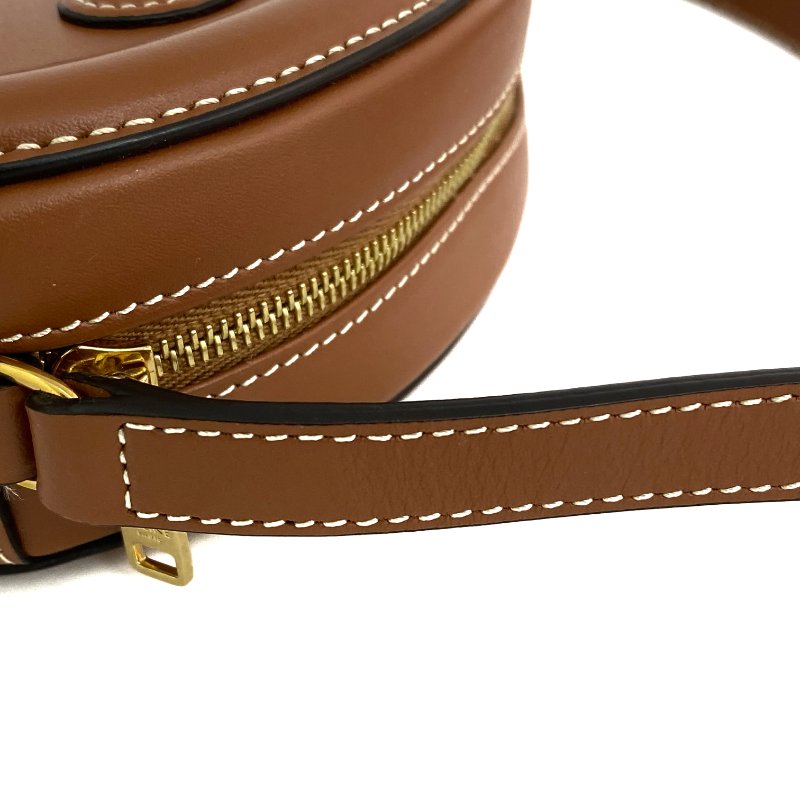 △ Celine 思琳 Brown Calfskin Oval Cuir Triomphe Shoulder Bag 啡色小牛皮肩背袋 - 257028020-11