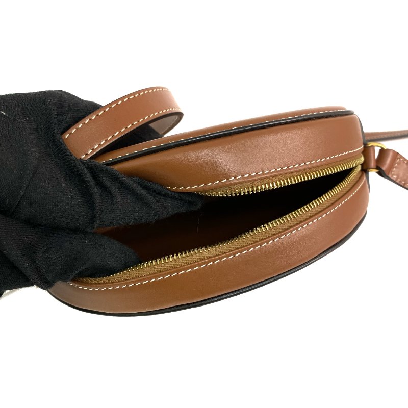 △ Celine 思琳 Brown Calfskin Oval Cuir Triomphe Shoulder Bag 啡色小牛皮肩背袋 - 257028020-14