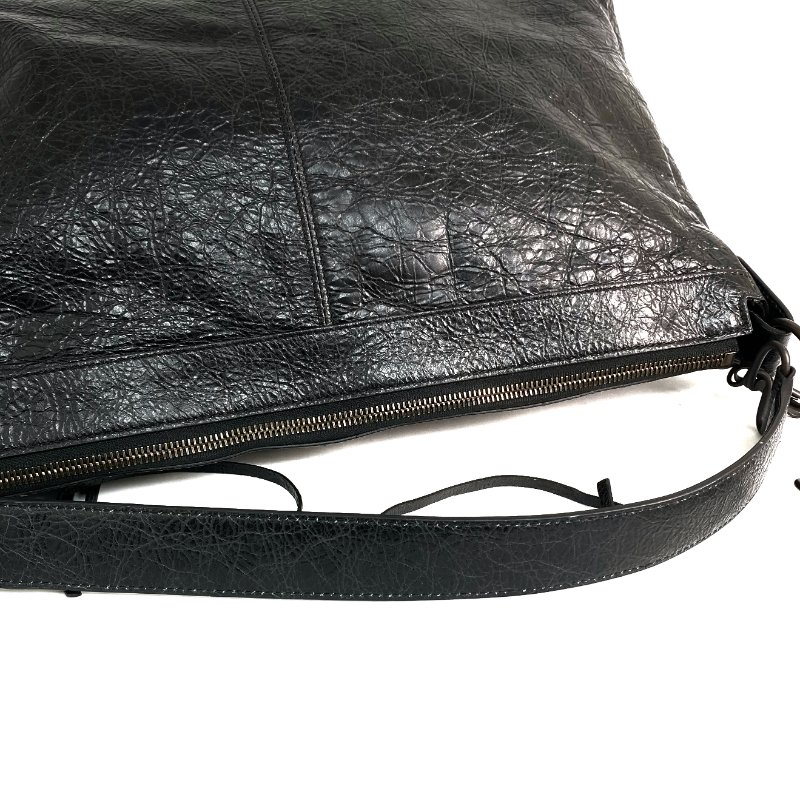 △ Balenciaga 巴黎世家 Black Lambskin Le City Moto 2 Way Bag 846186 黑色小羊皮兩用袋 - 257027788-10
