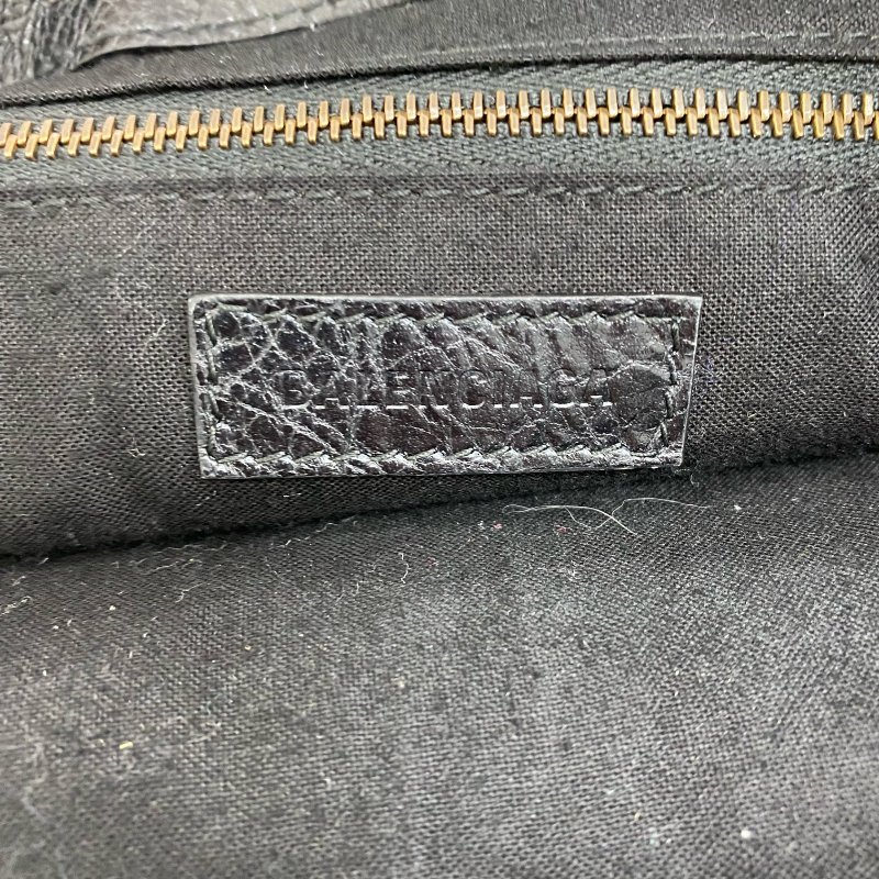 △ Balenciaga 巴黎世家 Black Lambskin Le City Moto 2 Way Bag 846186 黑色小羊皮兩用袋 - 257027788-16