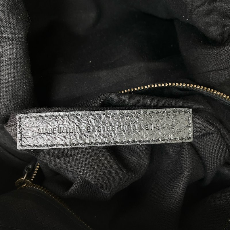 △ Balenciaga 巴黎世家 Black Lambskin Le City Moto 2 Way Bag 846186 黑色小羊皮兩用袋 - 257027788-17