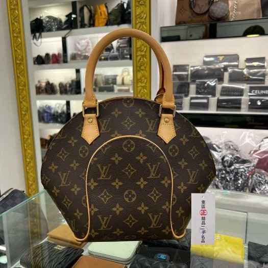 東區正精品㊣LV M51127 ELLIPSE PM 原花小貝殼包手提包小款 RZ6205-0