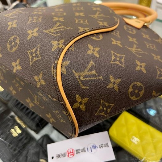 東區正精品㊣LV M51127 ELLIPSE PM 原花小貝殼包手提包小款 RZ6205-9