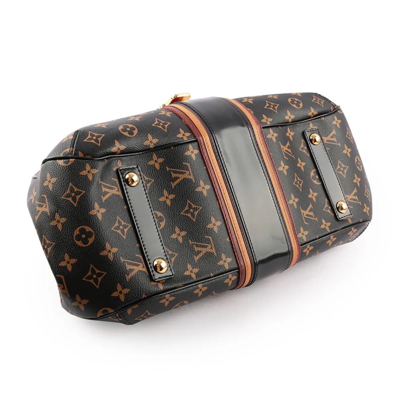 LV Logo 漸層限量曼哈頓手提包(黑色)_展示品 LV12000132-3