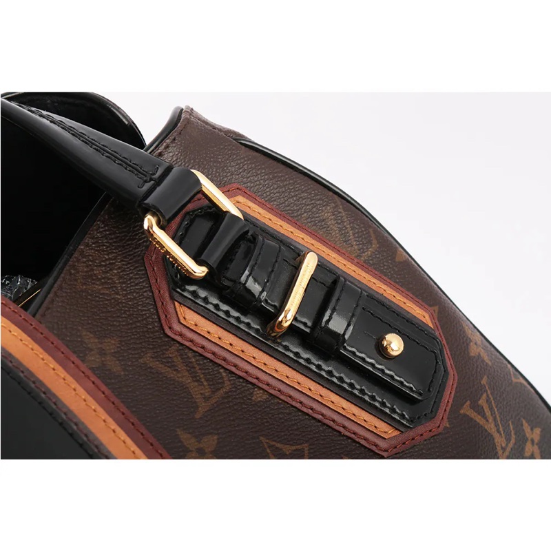 LV Logo 漸層限量曼哈頓手提包(黑色)_展示品 LV12000132-5